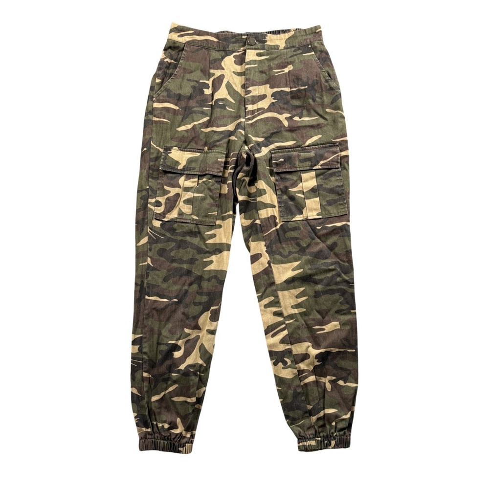 Camo Y2K Cargo Jogger Pant High Rise Utility Streetwear Gorpcore Military Punk